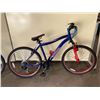 Image 2 : SCHWINN SUSPEND, BLUE, 21 SPEED, FRONT SUSPENSION MOUNTAIN BIKE