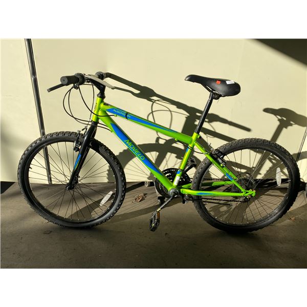 MOVELO ALGONQUIN GREEN 18 SPEED MOUNTAIN BIKE