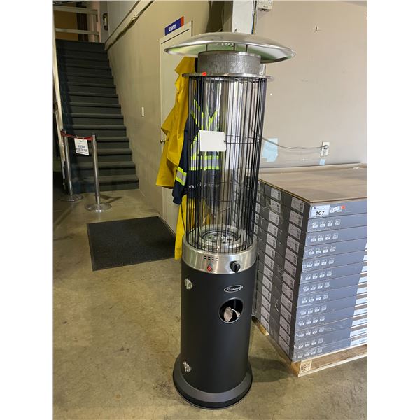 PARAMOUNT PH-F-122 BLACK PROPANE SPIRAL FLAME TUNNEL OUTDOOR PATIO HEATER ( IN BOX )