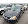 Image 1 : *TOW* 1996 HONDA CIVIC DX, 4DR COUPE, BLACK, VIN # 1HGEJ6264TL803146