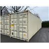 Image 1 : *H/T* BEIGE 40FT HI CUBE STORAGE SHIPPING CONTAINER 9 1/2'6" TALL HIGH CUBE