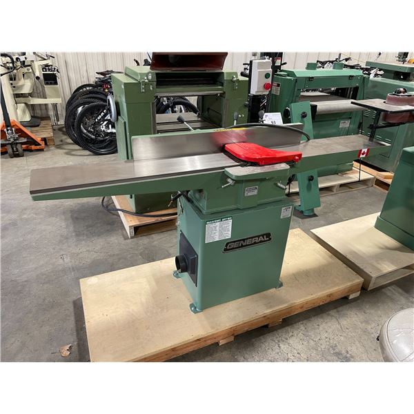 GENERAL 480-1 220V 1-1/2HP 8  LONG INDUSTRIAL BED JOINTER