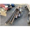 Image 2 : STACK OF ASSORTED LENGTH HEAVY DUTY STEEL I-BEAMS, SQUARE STOCK & ANGLE IRON