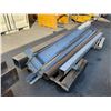 Image 2 : STACK OF ASSORTED LENGTH HEAVY DUTY STEEL I-BEAMS, SQUARE STOCK & ANGLE IRON