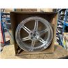 Image 2 : SET OF 4 STERN SILVER ALLOY VEHICLE RIM; 2 RIMS:20" X 9.5" +25, 2 RIMS 20" X 8.5" +20