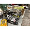 Image 2 : RYOBI TS1143L 7-1/4" COMPOUND MITER SAW WITH LASER AND DEWALT ELECTRIC RECIPROCATING SAW