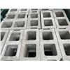 Image 2 : PALLET STACK OF OUTDOOR ROUGH EDGE RETAINING WALL CINDER BLOCKS