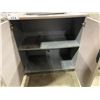 Image 2 : GREY/BROWN 2 DOOR 2 TIER STORAGE CABINET