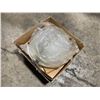 Image 2 : 4 FROSTED GLASS DOME CEILING LIGHTS IN BOX