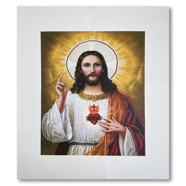 Jesus Peace (State 3) by Steve Kaufman (1960-2010)