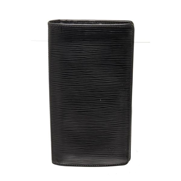 Louis Vuitton Black Epi Leather Brazza Wallet