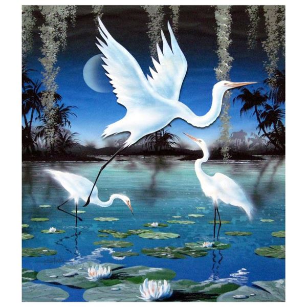 3-D Egrets by Shotwell Original