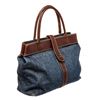 Image 2 : Chanel Blue Denim CC Denim Tote Bag