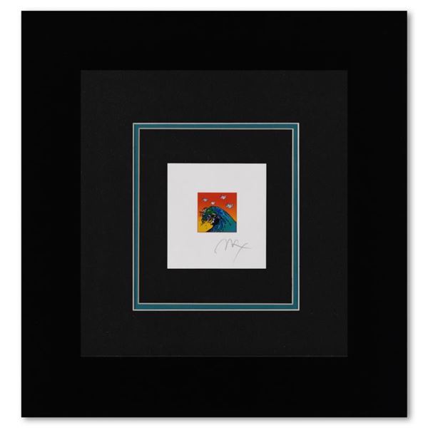 The Great Wave with Doves by Peter Max