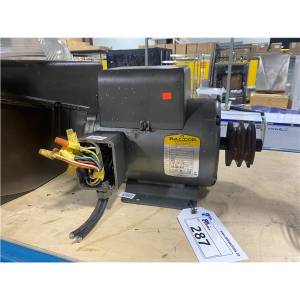 BALDOR L1408T GENERAL PURPOSE MOTOR, 3HP, SINGLE PHASE, 115/230V, 32/16AMPS, 1725RPM