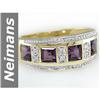 Image 1 : 2.08 ct Purple Spinel & Diamond Ring 14kt Gold