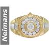 Image 1 : .61 ct Diamond Gents Ring 14kt Gold