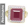 Image 1 : 8.29 ct Ruby & Diamond Ring 14kt Gold