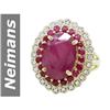 Image 1 : 9.21 ct Ruby & Diamond Ring 14kt Gold