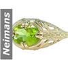 Image 1 : 2 ct Peridot Ring 14kt Gold