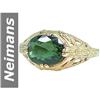 Image 1 : 2.50 ct Green Tourmaline Ring 14kt Gold