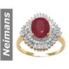 Image 1 : 2.82 ct Ruby & Diamond Ring 14kt Gold