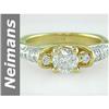 Image 1 : Sparkling 1.11 ct  SI Diamond Ring 14kt Gold Guaranteed