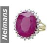 Image 1 : 11.53 ct Ruby & Diamond Ring 14kt Gold