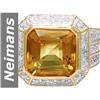 Image 1 : 5.03 ct Citrine & Diamond Ring 14kt Gold