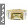 Image 1 : 2.38 ct Citrine & Diamond Ring 14kt Gold