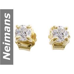 .50 ct Diamond Earrings 14kt Gold