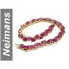 Image 1 : 32.20 ct Ruby Bracelet 14kt Gold