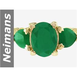6.00 ct Emerald Ring 14kt Gold