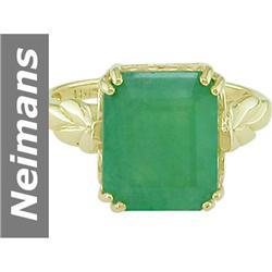 5.50 ct Emerald Ring 14kt Gold