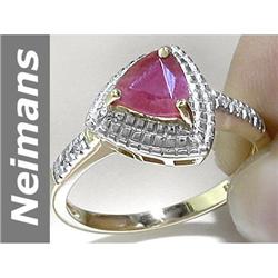 1.50 ct Ruby & Diamond Ring 14kt Gold