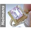 Image 1 : 5.75 ct Pink Kunzite Ring 14kt Gold