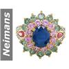 Image 1 : Magnificent 7.75 ct Multi-Color Ring 14kt Gold