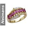 Image 1 : 1.25 ct  Burma Ruby & Diamond Ring 14kt Gold New