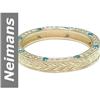 Image 1 : .11 ct Blue Diamond Ring 14kt Gold