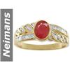 Image 1 : 1.24 ct Ruby & Diamond Ring 14kt Gold