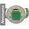 Image 1 : 3.74 ct Emerald & Diamond Ring 14kt Gold