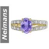 Image 1 : 1.42 ct Tanzanite & Diamond Ring 14kt Gold