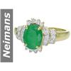 Image 1 : 1.86 ct Emerald & Diamond Ring 14kt Gold