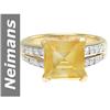 Image 1 : 3.71 ct Citrine & Diamond Ring 14kt Gold