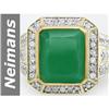 Image 1 : 6.08 ct Emerald & Diamond Ring 14kt Gold