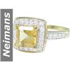 Image 1 : 1.48 ct Citrine & Diamond Ring 14kt Gold