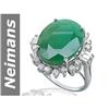 Image 1 : 19.00 ct Emerald & Diamond Ring 14kt Gold