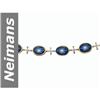 Image 1 : 18.30 ct Star Sapphire & Diamond Bracelet 14kt Gold