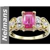 Image 1 : 1.69 ct Ruby & Diamond Ring 14kt Gold