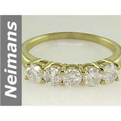 Sparkling 1.00 ct  SI Diamond Ring 14kt Gold No Reserve